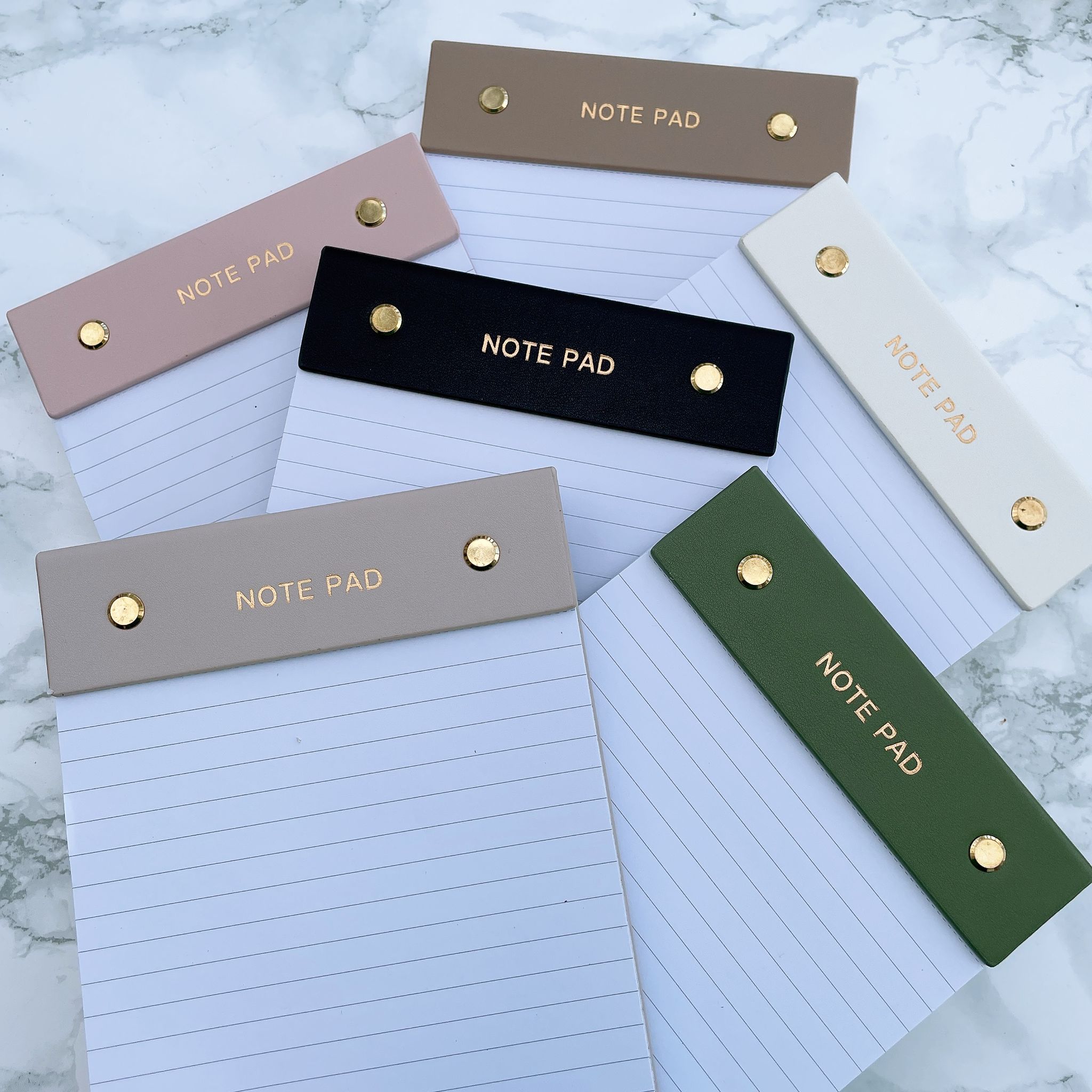 Pu Leather Luxury Note Pads And Refills